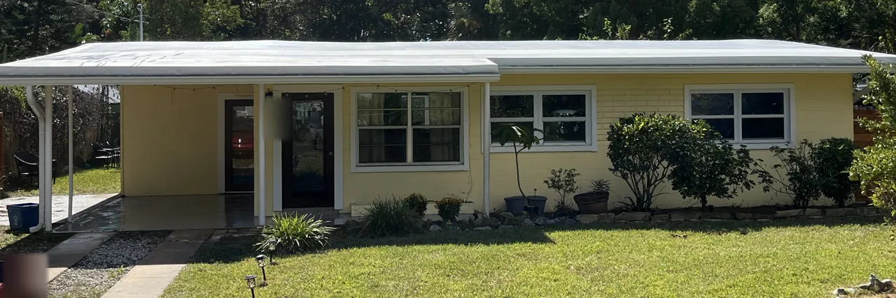 Clean roof after soft wash
